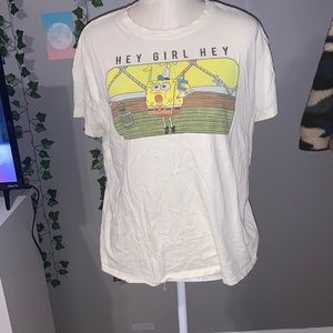 “Hey girl hey” SpongeBob tee